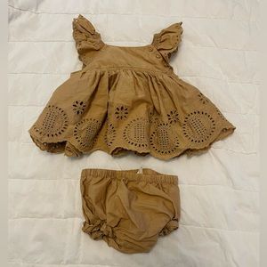 Baby GAP Eyelet Dress & Matching Bloomers